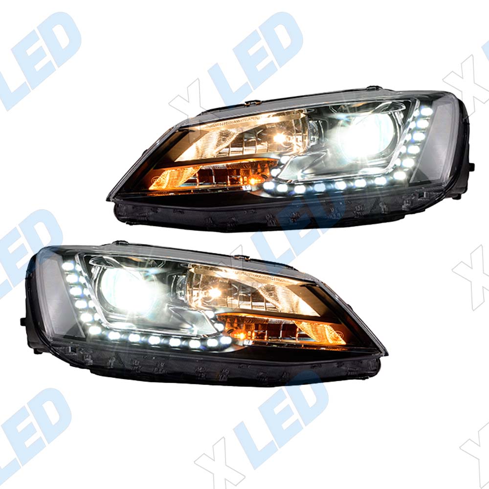 Комплект фар (тюнинг) Volkswagen Jetta 6 (2014-2018) Bi-led