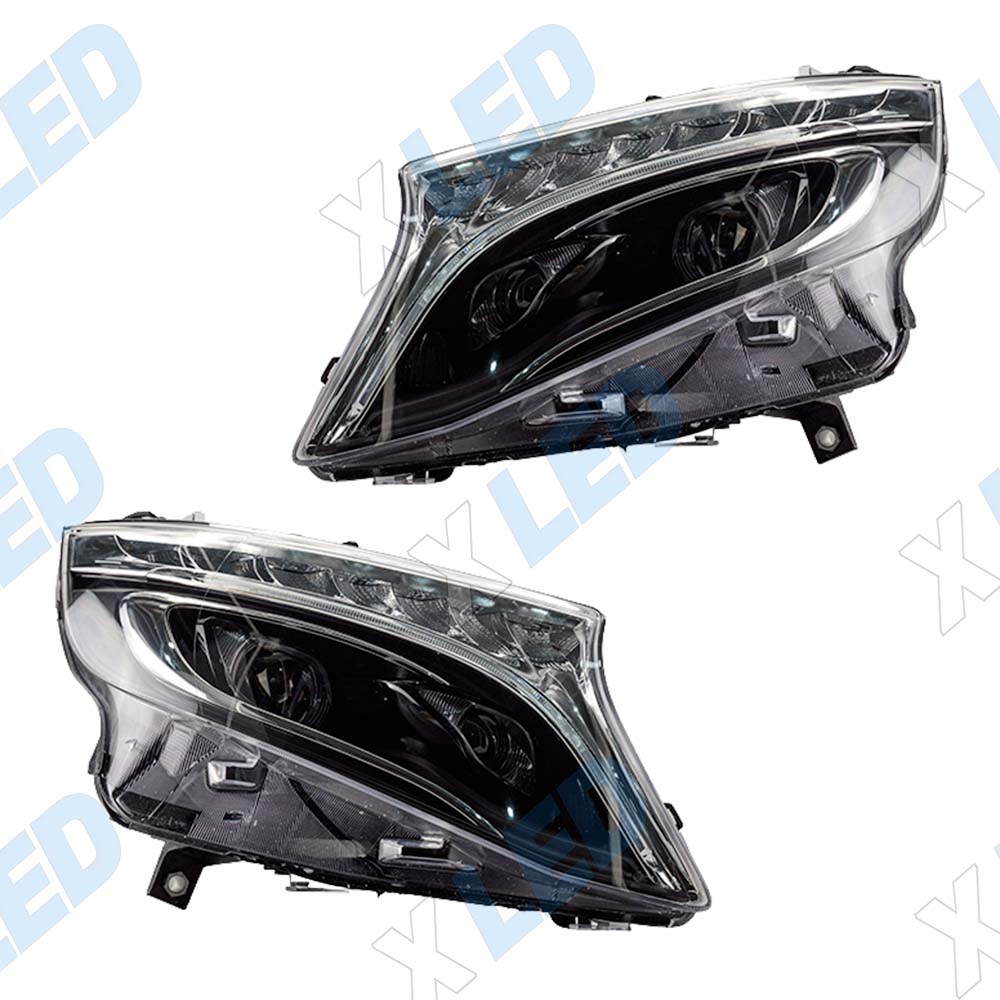 Комплект фар (тюнинг) Mercedes Vito W447 (2014-2026) №1 Bi-Led