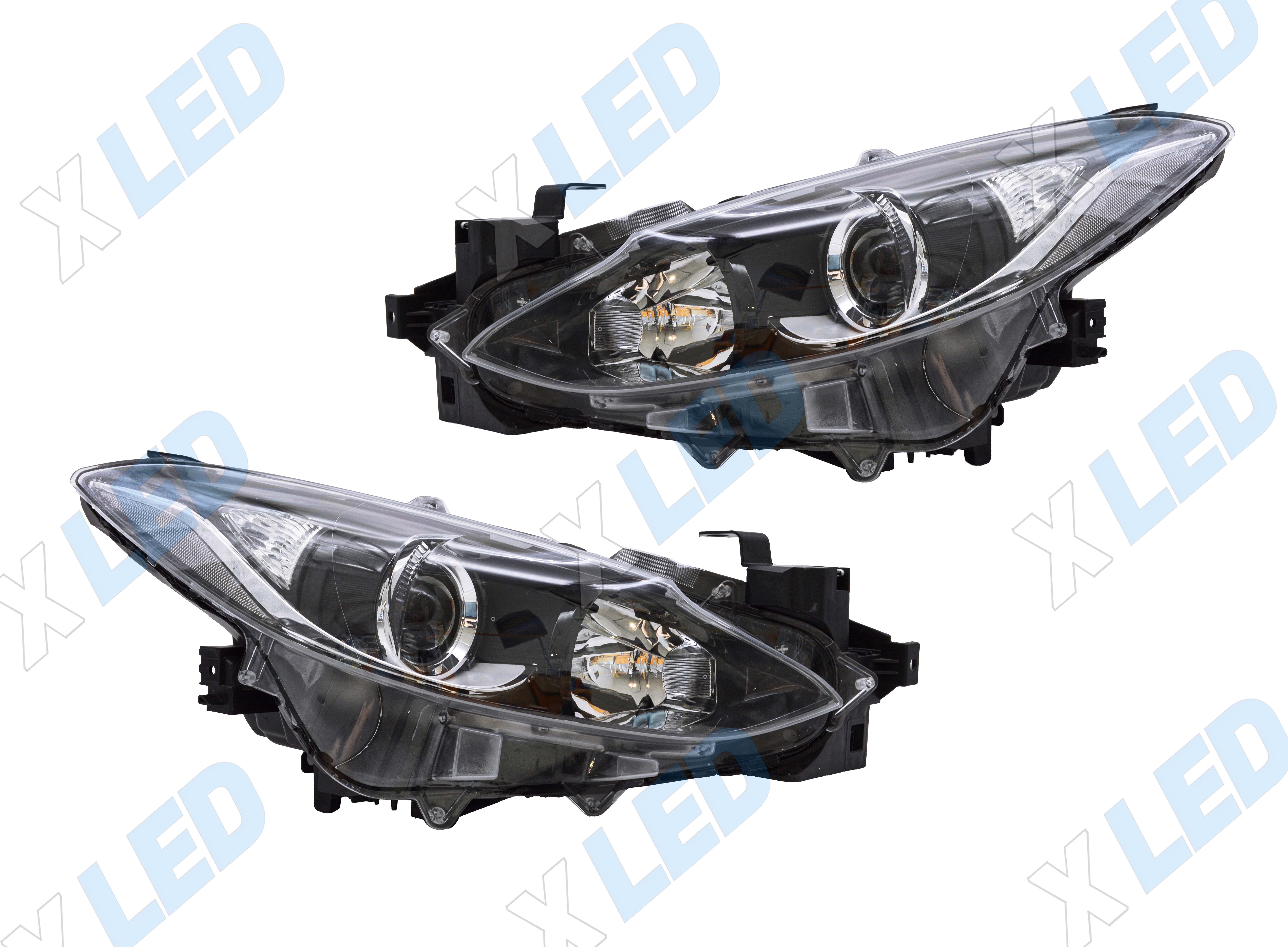 Комплект фар Mazda 3 BM (2013-2017) с bi-led линзами ХV3 pro X-LED