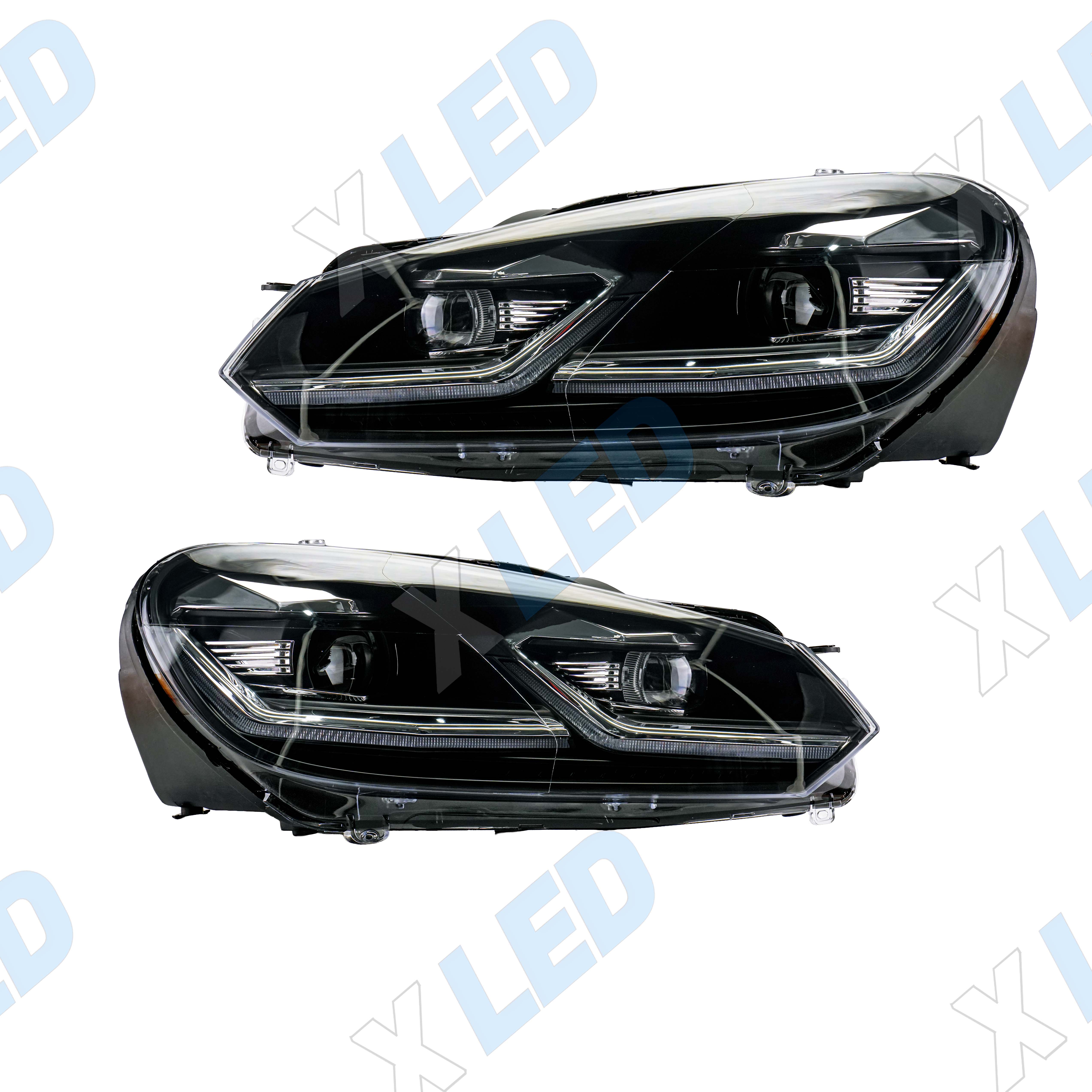 Комплект фар (тюнинг) Volkswagen Golf 6 (2008-2012) LED