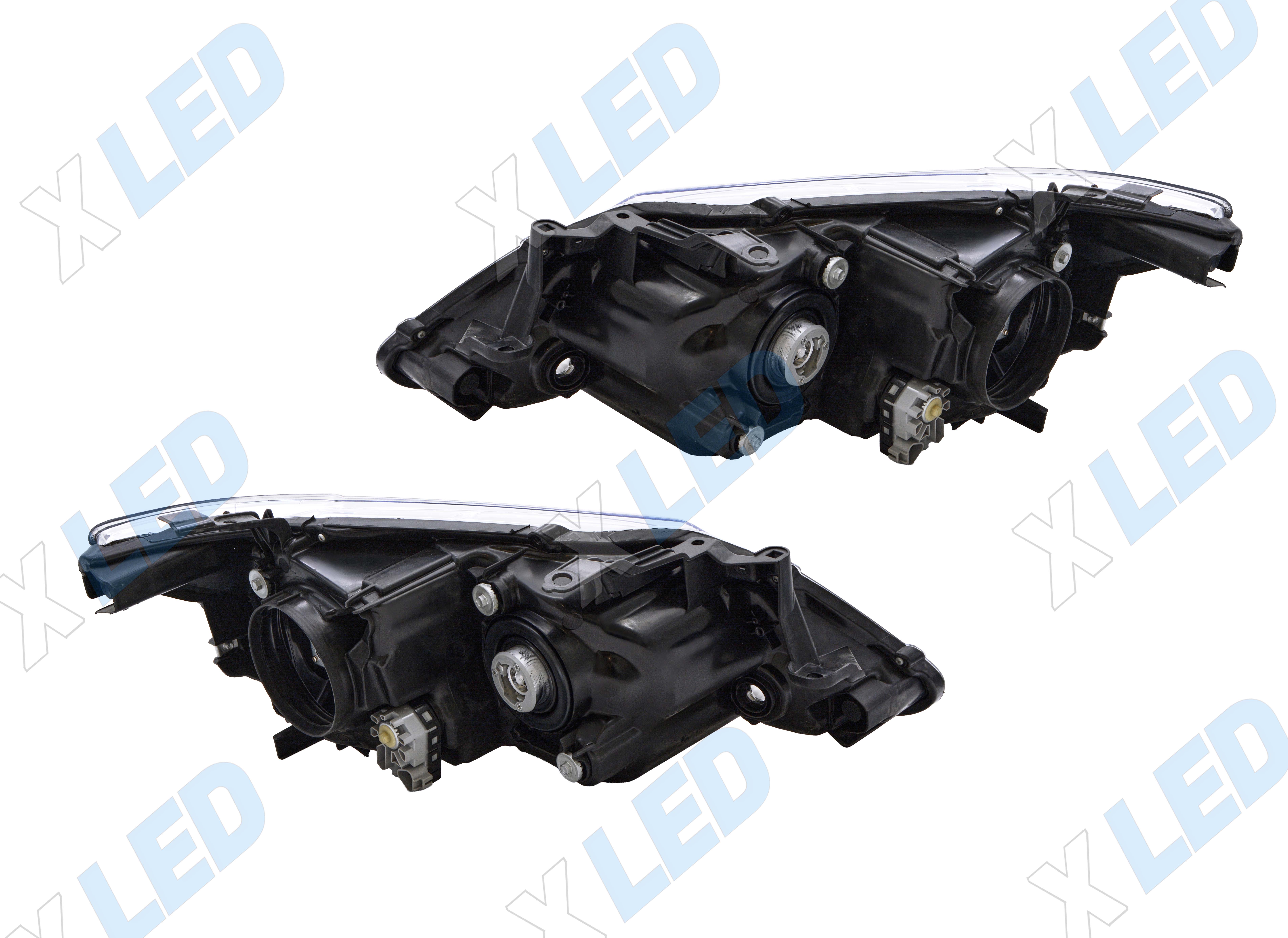Комплект фар Toyota Camry XV50 (2011-2014) с bi-led линзами Х5 X-LED, подключение галоген