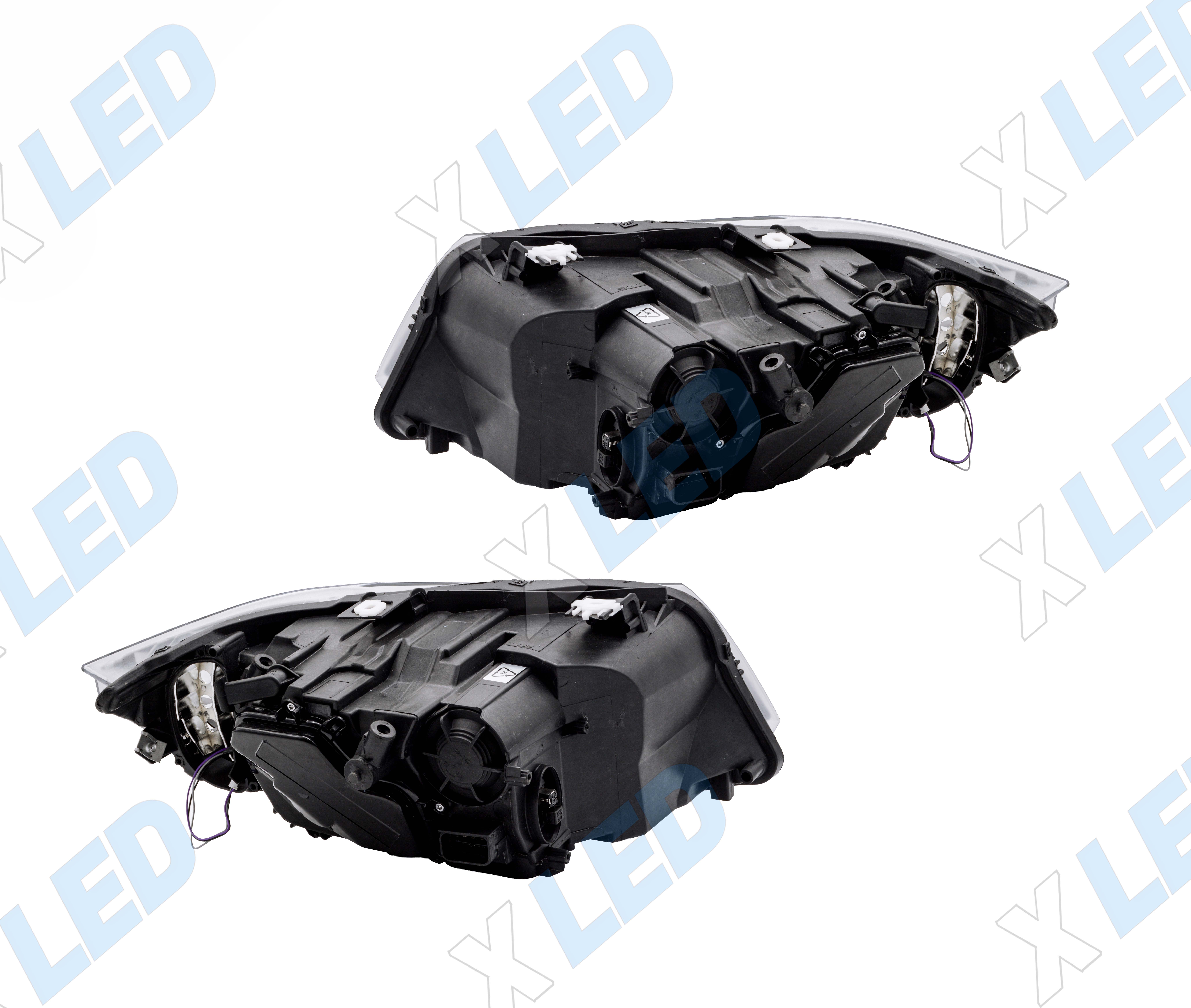 Комплект фар BMW 3 E91 (2009-2013) с bi-led линзами ХV5 X-LED, подключение ксенон