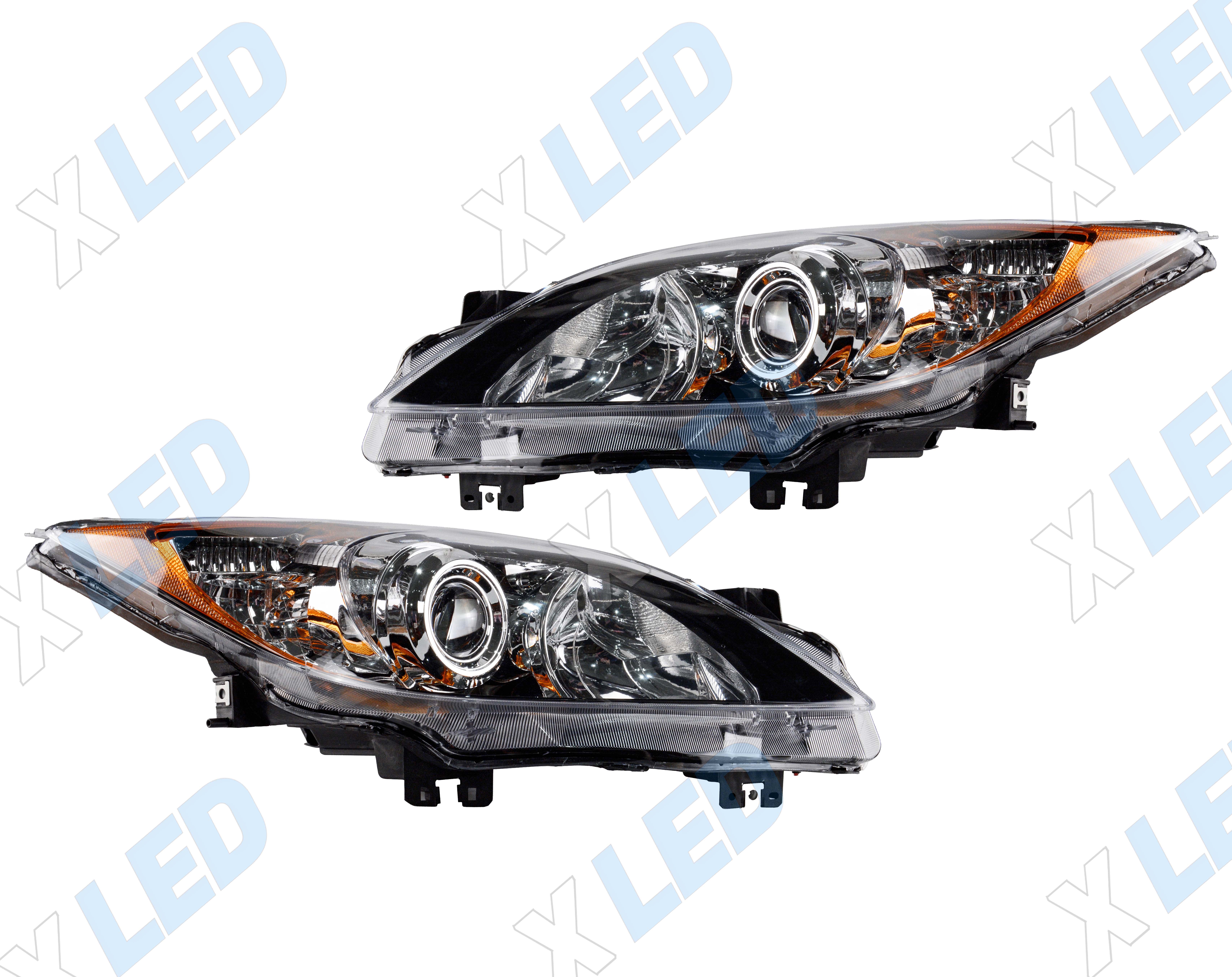 Комплект фар Mazda 3 BL (2009-2013) с bi-led линзами ХV3 pro X-LED