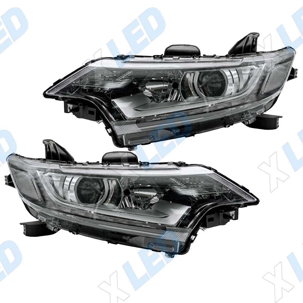 Комплект фар Mitsubishi Outlander (2016-2018) с bi-led линзами ХV6 X-LED, подключение галоген